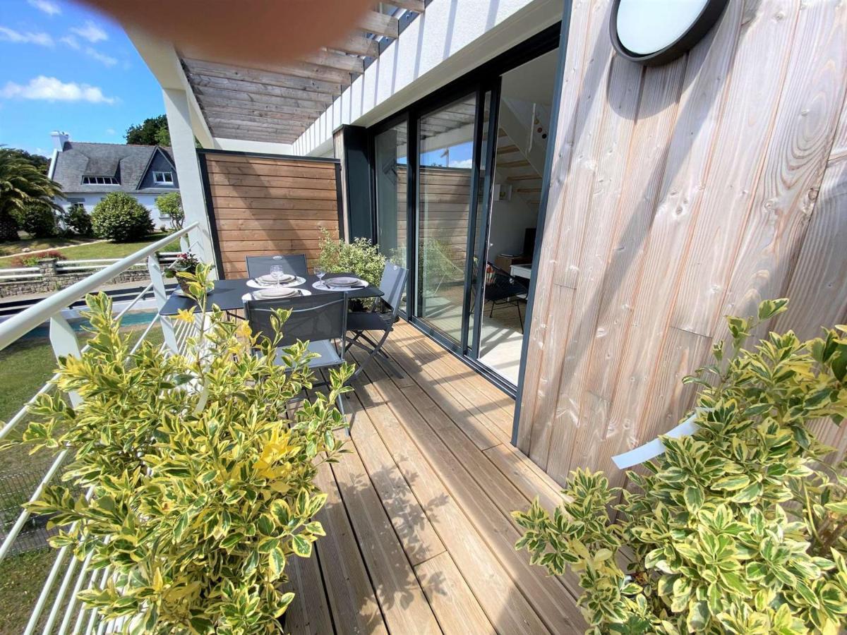 Duplex Lumineux A Benodet: Plage Et Thalasso A Pied, Terrasse, Parking Et Abri Velo Inclus - Fr-1-481-117 Exterior foto