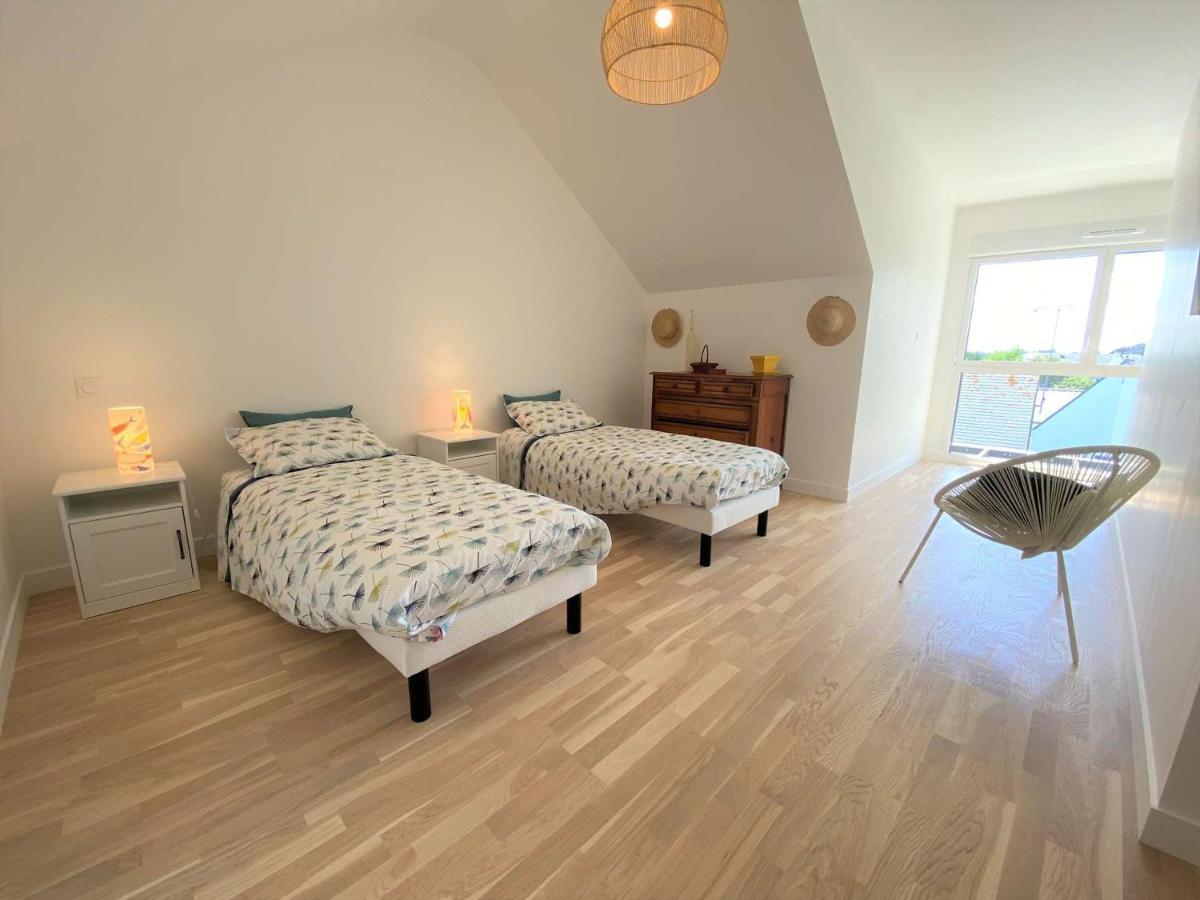 Duplex Lumineux A Benodet: Plage Et Thalasso A Pied, Terrasse, Parking Et Abri Velo Inclus - Fr-1-481-117 Exterior foto